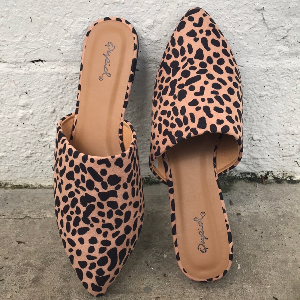 Leopard print mules, Flats - Picture 2 of 8